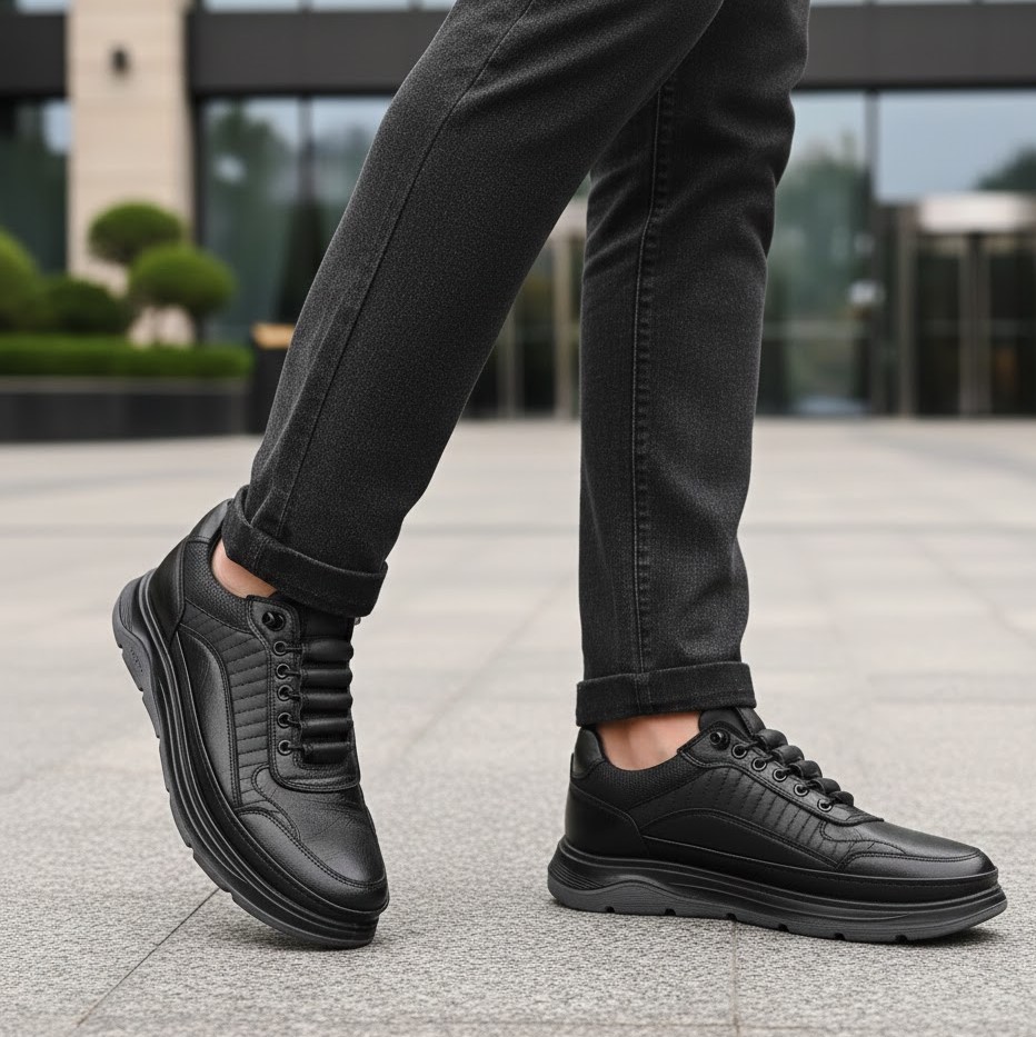 خرید آنلاین کفش طبی مردانه گلد مدل دامون بندی کد 01